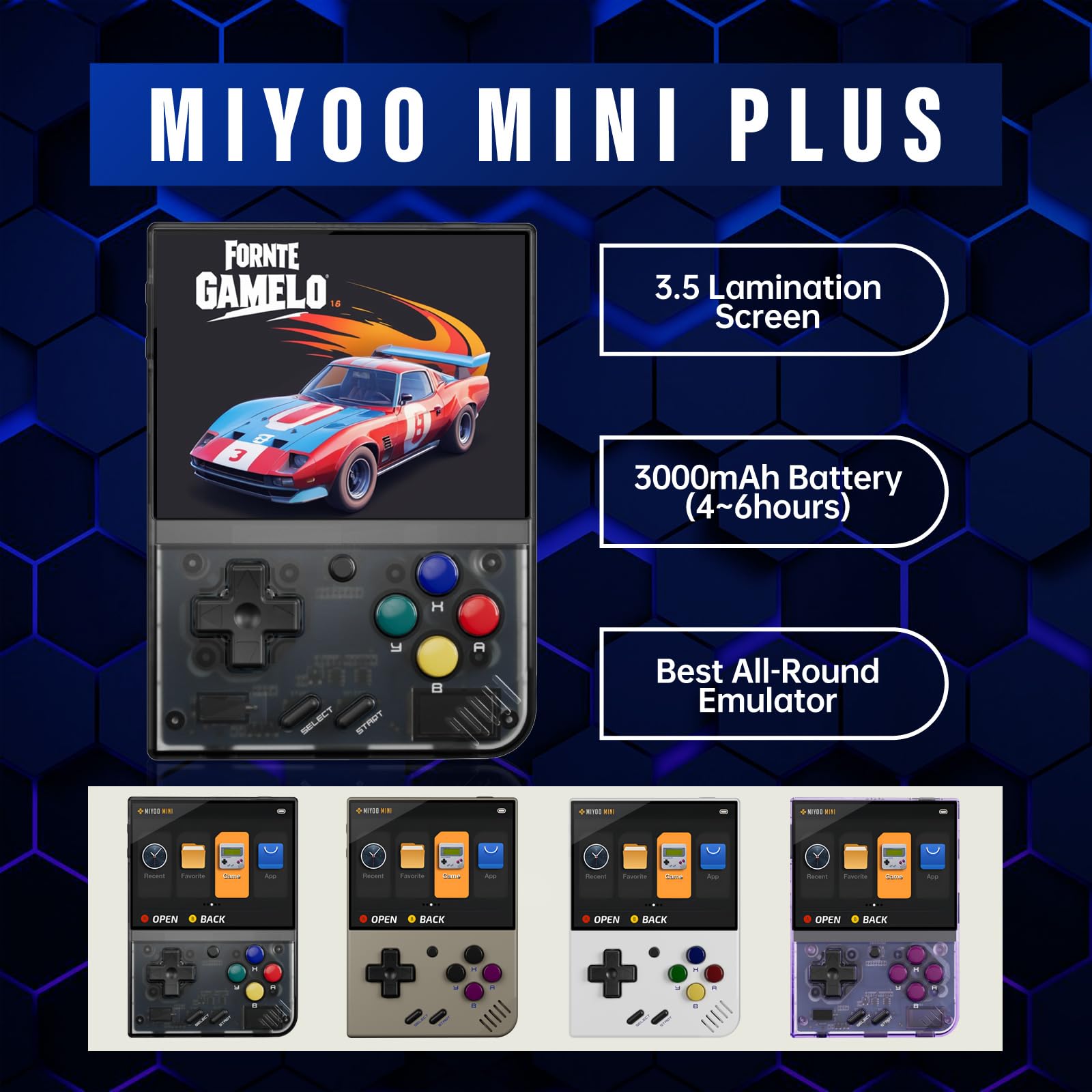 ミヨー ミニ v2 Miyoo Mini v2/Plus Handheld Game Console, Handheld Games - Amazon